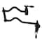 Kingston Brass KS2105TAL Tudor Wall Mount Pot Filler, Oil Rubbed Bronze KS2105TAL - alternate 1